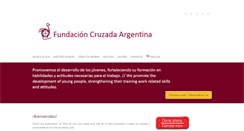 Desktop Screenshot of cruzadaargentina.org.ar